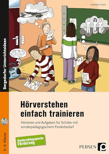 Hörverstehen einfach trainieren: Hörtexte und Aufgaben für Schüler mit sonderpädagogischem Förderbedarf (5. und 6. Klasse) von Persen Verlag i.d. AAP