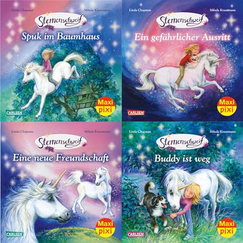 Maxi-Pixi-4er-Set 90: Sternenschweif (4x1 Exemplar): 4 Minibücher für Kinder ab 3 Jahren (90)