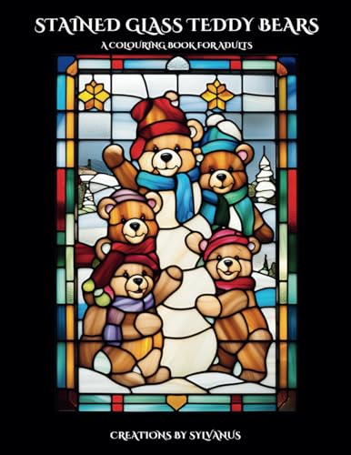 Stained Glass Teddy Bears (Relaxing, but Complicated) von Independent Publishing Network