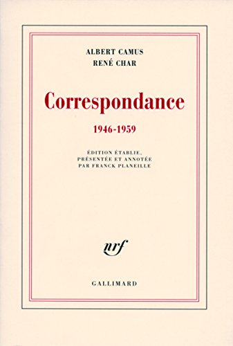Correspondance 1946-1959 von GALLIMARD