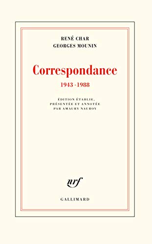 Correspondance: 1943-1988 von GALLIMARD
