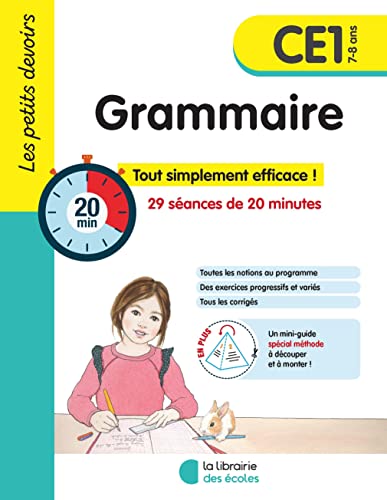 Les petits devoirs - Grammaire CE1: 29 séances de 20 minutes