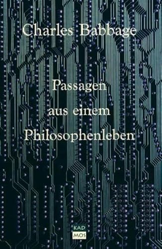Passagen aus einem Philosophenleben: Vorw. v. Bernhard J. Dotzler