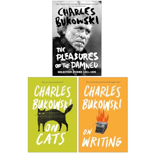 Charles Bukowski Collection 3 Books Set (Ham On Rye, On Cats, On Writing)