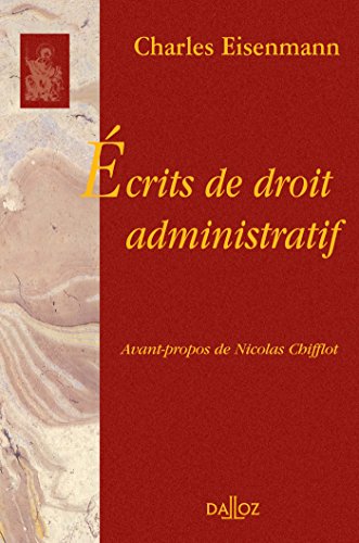 Ecrits de droit administratif von Dalloz-Sirey