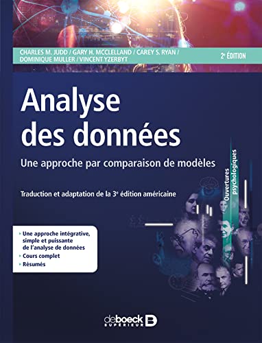 Analyse des données: Une approche par comparaison de modèles von De Boeck Supérieur