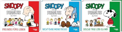 Snoopy und die Peanuts Band 1-3 plus 1 exklusives Postkartenset