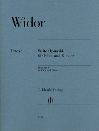 Suite Opus 34 für Flöte und Klavier: Instrumentation: Flute and Piano (G. Henle Urtext-Ausgabe) von Henle, G. Verlag