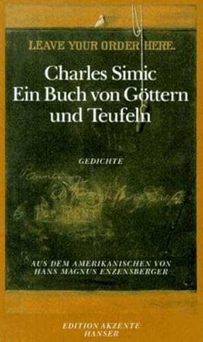 Ein Buch von Göttern und Teufeln: Gedichte