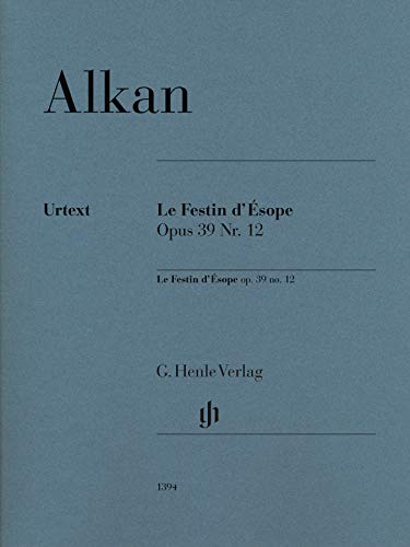 Le Festin d'Esope op. 39,12 für Klavier 2ms: Instrumentation: Piano solo (G. Henle Urtext-Ausgabe)