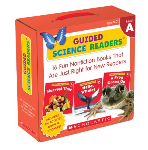 Guided Science Readers: Level A [With Sticker(s) and Activity Book]: 16 Fun Nonfiction Books That Are Just Right for New Readers