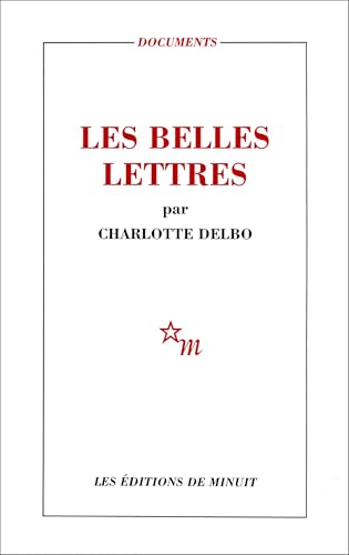 Les belles lettres von MINUIT