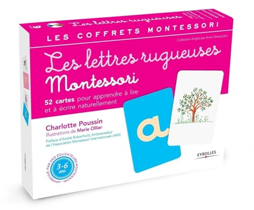 Les lettres rugueuses : Coffret pour apprendre à lire et à écrire naturellement - pédagogie Montessori: Pour apprendre à lire e à écrire ... associer aux sons des lettres. Avec livret . von EYROLLES