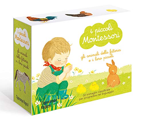 Adeline Charneau - Gli Animali Della Fattoria E I Loro Piccoli. I Piccoli Montessori. Ediz. A Colori