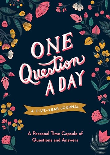One Question a Day: A Five-year Journal: a Personal Time Capsule of Questions and Answers, Floral von Castle Point Books