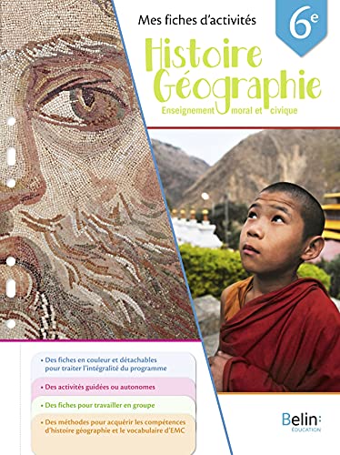 Mes fiches d'activités Histoire Géographie EMC 6e von BELIN EDUCATION
