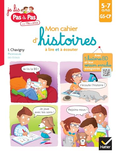 Mon cahier de lecture Téo et Nina avec histoires audio associées GS-CP: Je lis pas à pas Mon cahier de lecture Téo et Nina avec histoires audio associées GS-CP: Je lis pas à pas von HATIER
