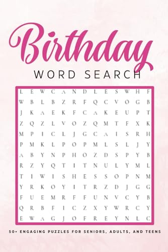 Birthday Word Search Puzzle Book: Celebrate with Words: Easy-to-Read Birthday Word Searches for All Ages Birthday Word Search Puzzle Book: Celebrate with Words: Easy-to-Read Birthday Word Searches for All Ages von Independently published