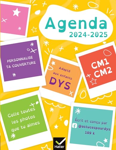 Agenda DYS primaire CE2 CM1 CM2 - 7-10 ans von HATIER