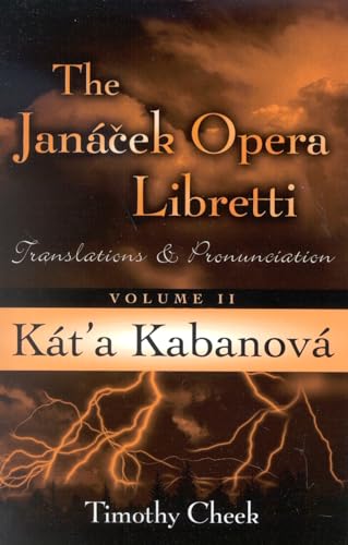 Kat'a Kabanova: Translations and Pronunciation von Scarecrow Press