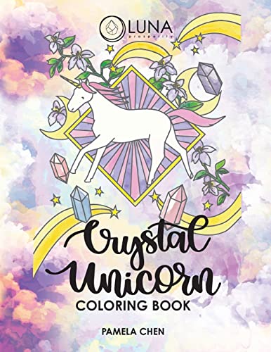 Crystal Unicorn Tarot Coloring Book von CREATESPACE