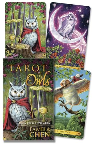 Tarot of the Owls Mini Deck: 78 Card deck (Tarot of the Owls, 2) von Llewellyn Publications,U.S.