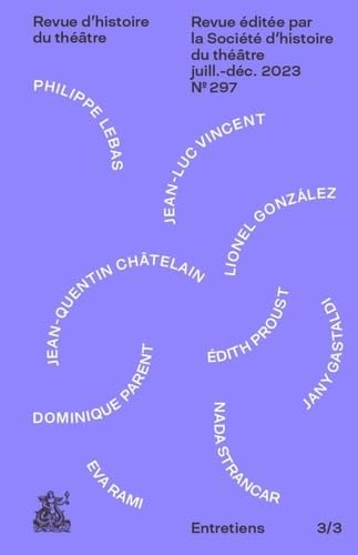Paroles et écrits de l'acteur, entretiens 3/3 (3) von SOC HIST THEATR