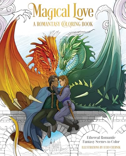 Magical Love: A Romantasy Coloring Book: Ethereal Romantic Fantasy Scenes to Color von Get Creative 6
