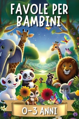 Favole per Bambini 0-3 Anni: 44 Favole della Buonanotte, Storie Fantastiche Illustrate a Colori con Animali Protagonisti in Magiche Avventure. Fiabe Dolci ed Educative per Bimbi fino a 4 anni von Independently published