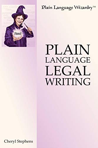 Plain Language Legal Writing von lulu.com