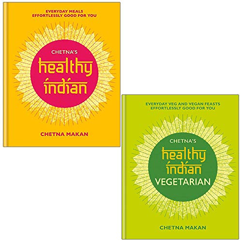 Chetnas Healthy Indian and Vegetarian By Chetna Makan 2 Books Collection Set