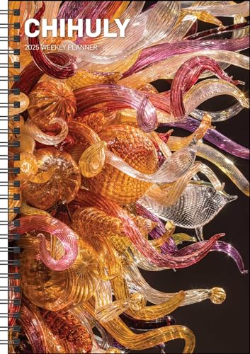 Chihuly 12-Month 2025 Softcover Weekly Planner Calendar