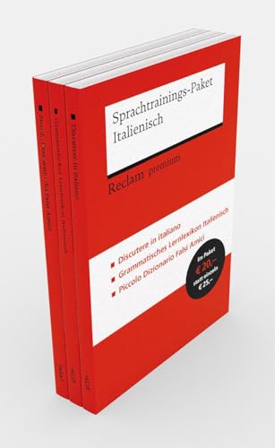Sprachtrainings-Paket Italienisch: [Fremdsprachentexte] – 3 Bände eingeschweißt – Lernpaket; Italienisch lernen – 30106 (Reclams Universal-Bibliothek) von Reclam, Philipp
