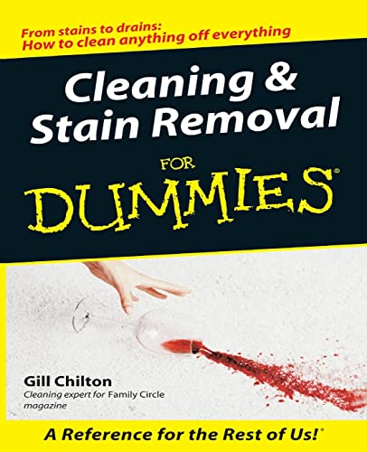 Cleaning and Stain Removal for Dummies