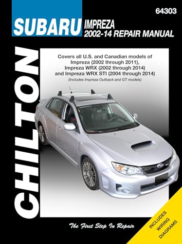 Subaru Impreza & WRX (Chilton): Chilton Subaru Impreza & WRX (Chilton): Chilton