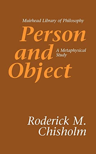 Person and Object: A Metaphysical Study (Muirhead Library of Philosophy)