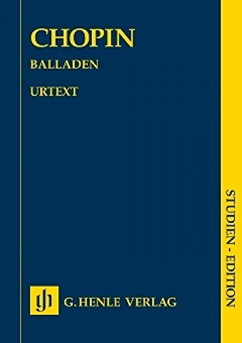 Balladen: Besetzung: Klavier zu zwei Händen (Studien-Editionen: Studienpartituren)