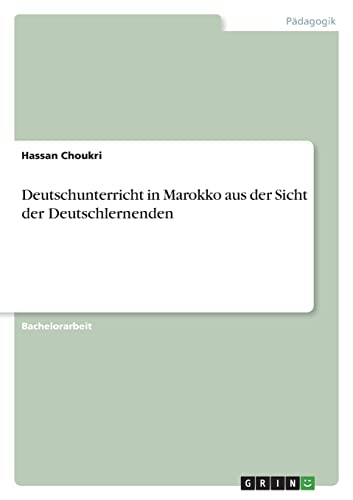 Deutschunterricht in Marokko aus der Sicht der Deutschlernenden