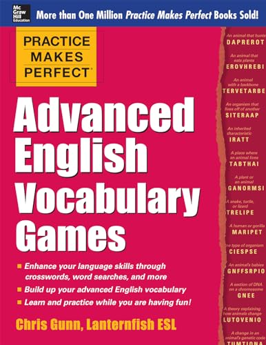 Practice Makes Perfect Advanced English Vocabulary Games (Practice Makes Perfect Series) von McGraw-Hill Education