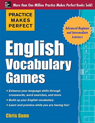 Practice Makes Perfect English Vocabulary Games (Practice Makes Perfect Series) von McGraw-Hill Education