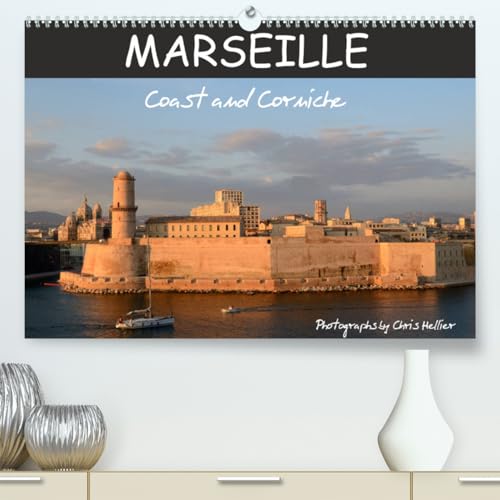 Marseille Coast and Corniche (hochwertiger Premium Wandkalender 2024 DIN A2 quer), Kunstdruck in Hochglanz