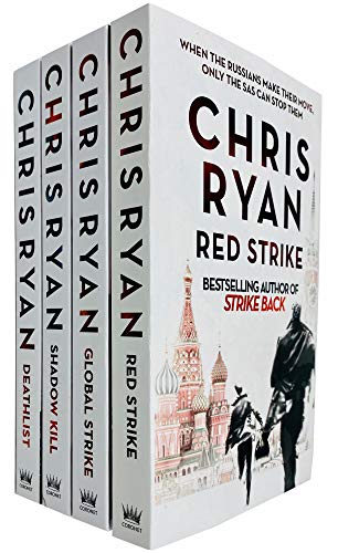 Strike Back Series 4 Books Collection Set by Chris Ryan (Books 1 - 4) (Deathlist, Shadow Kill, Global Strike & Red Strike)