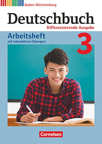 Deutschbuch - Sprach- und Lesebuch - Differenzierende Ausgabe Baden-Württemberg 2016 - Band 3: 7. Schuljahr: Arbeitsheft mit interaktiven Übungen online - Mit Lösungen