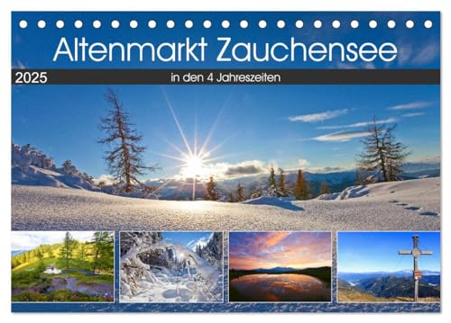 Altenmarkt Zauchensee (Tischkalender 2025 DIN A5 quer), CALVENDO Monatskalender von CALVENDO
