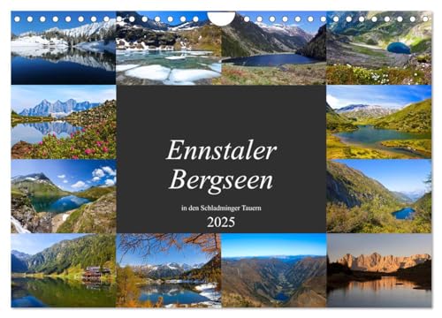 Ennstaler Bergseen in den Schladminger Tauern (Wandkalender 2025 DIN A4 quer), CALVENDO Monatskalender von CALVENDO