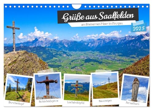 Grüße aus Saalfelden (Wandkalender 2025 DIN A4 quer), CALVENDO Monatskalender von CALVENDO