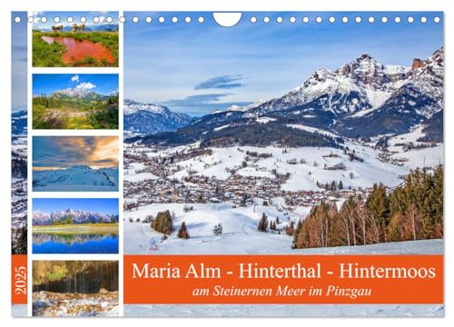 Maria Alm - Hinterthal - Hintermoos (Wandkalender 2025 DIN A4 quer), CALVENDO Monatskalender von CALVENDO