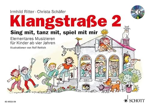 Klangstraße 2 - Kinderheft: Sing mit, tanz mit, spiel mit mir