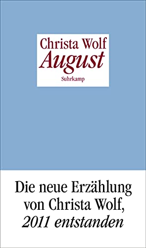 August: Erzählung von Suhrkamp Verlag AG