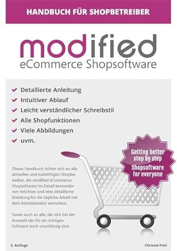 Handbuch für Shopbetreiber: modified eCommerce Shopsoftware